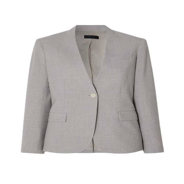 Women Tailored Suit with Wide Leg and Single-Breasted Blazer Mune Fashion