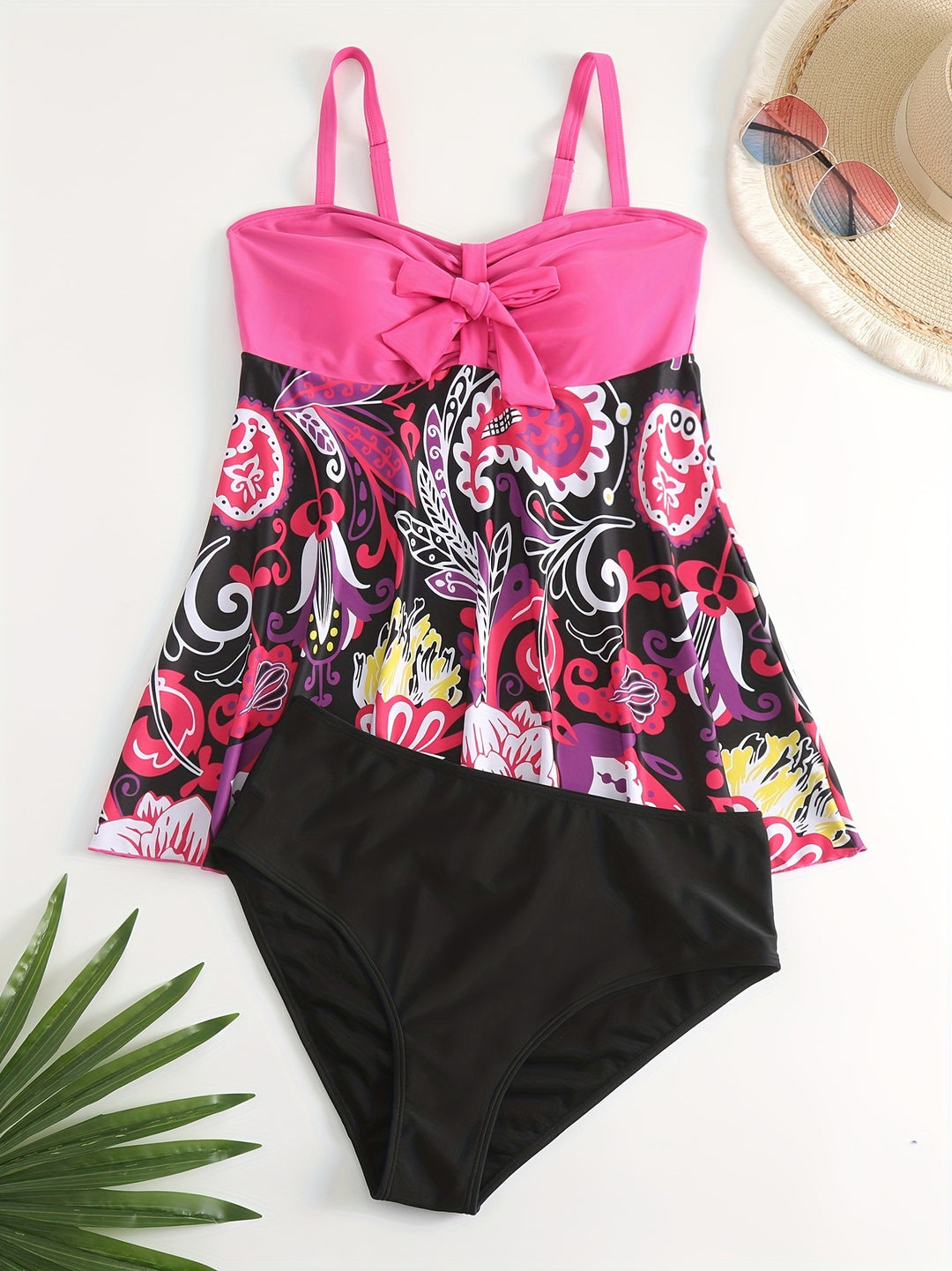 Women's Tankini Set with playful print and stylish details Mune Fashion
