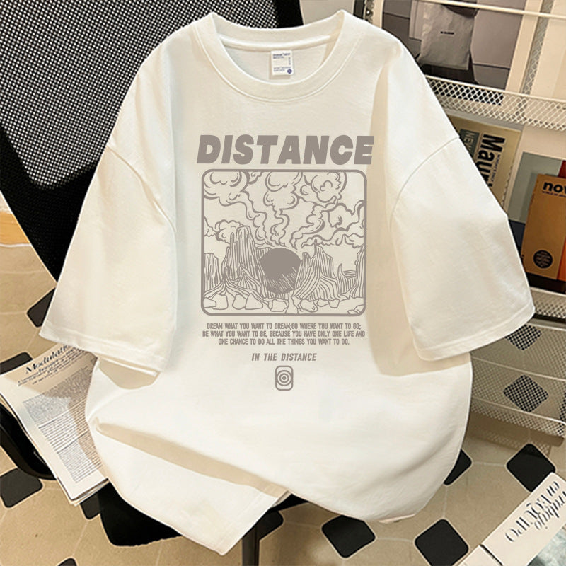 Women's Oversized T-Shirt with Creative Graphic Print Mune Fashion