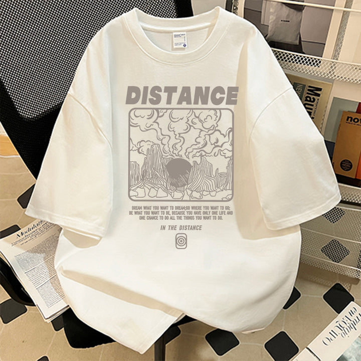 Women's Oversized T-Shirt with Creative Graphic Print Mune Fashion
