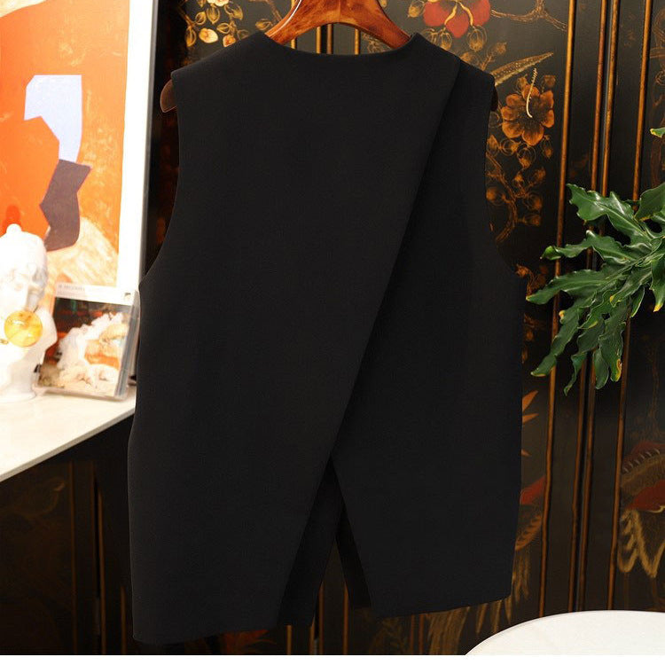 Ladies Stylish Sleeveless Blazer Vest Mune Fashion 1789269052