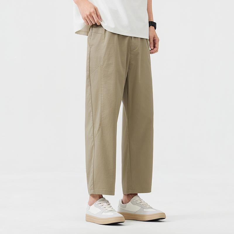 Men's Casual Relaxed Fit Fabric Pants Mune Fashion