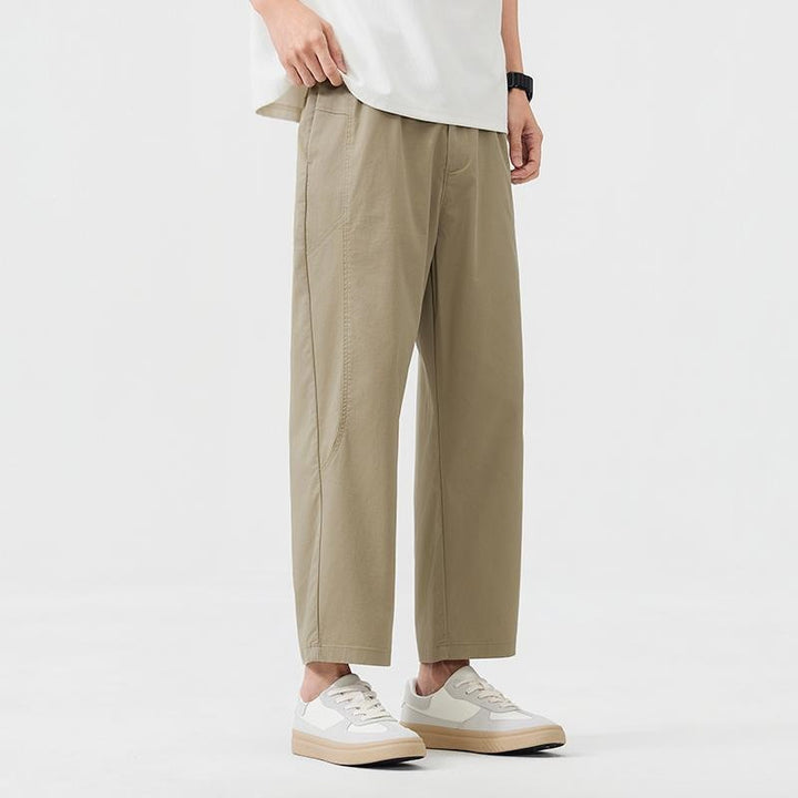 Men's Casual Relaxed Fit Fabric Pants Mune Fashion
