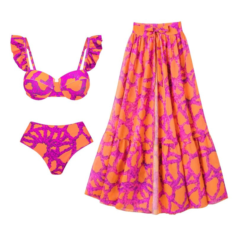 Ladies bikini set with voluminous skirt by Mune Fashion