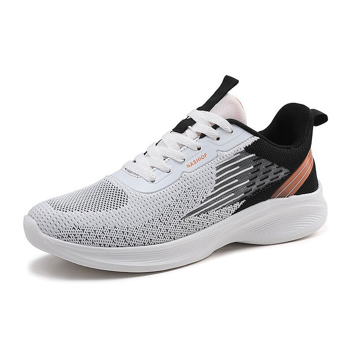 Men's lightweight breathable running shoes with cushioning midsole made of memory foam and knitted upper Mune Fashion