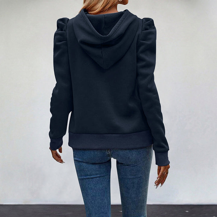 Ladies Fashionable Sweater with Puff Sleeves Mune Fashion
