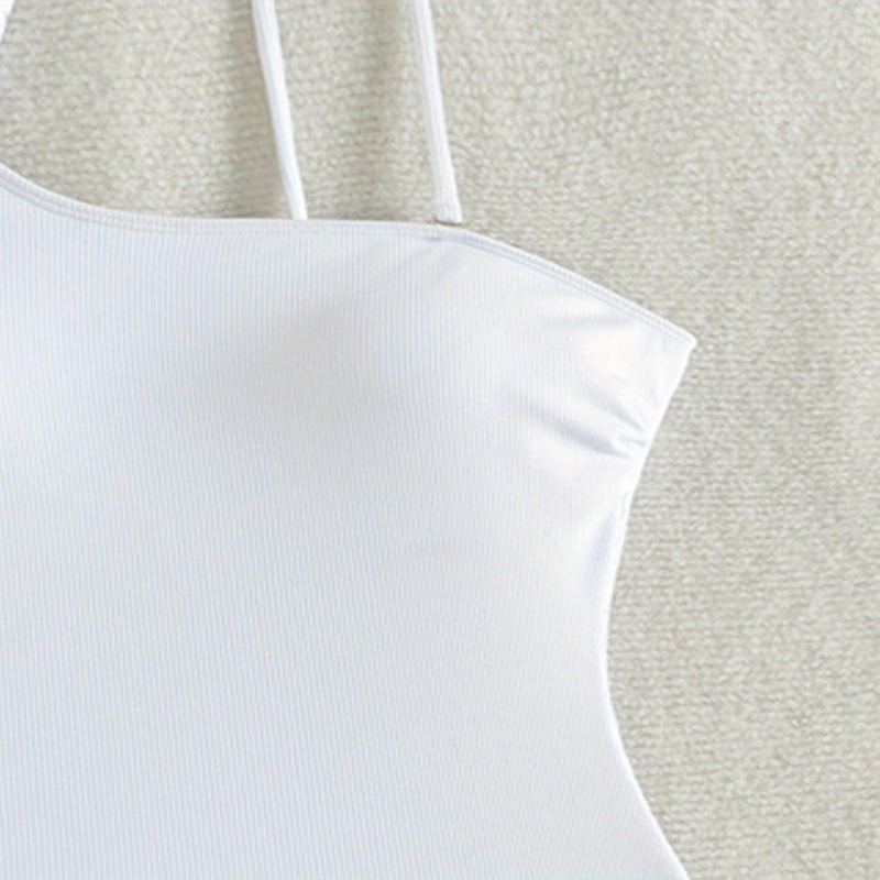 Women One-sided Swimsuit with Playful Bow Detail Mune Fashion