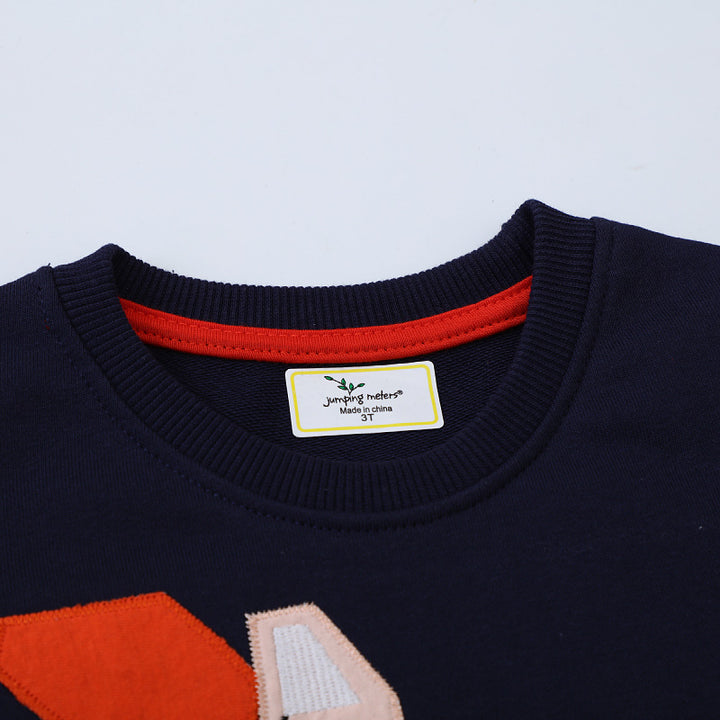 Boys sweatshirt with creative construction vehicle design Mune Fashion