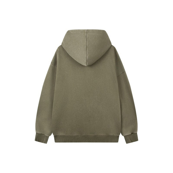 Women's Stylish Hooded Sweatshirt with Half Zipper Mune Fashion
