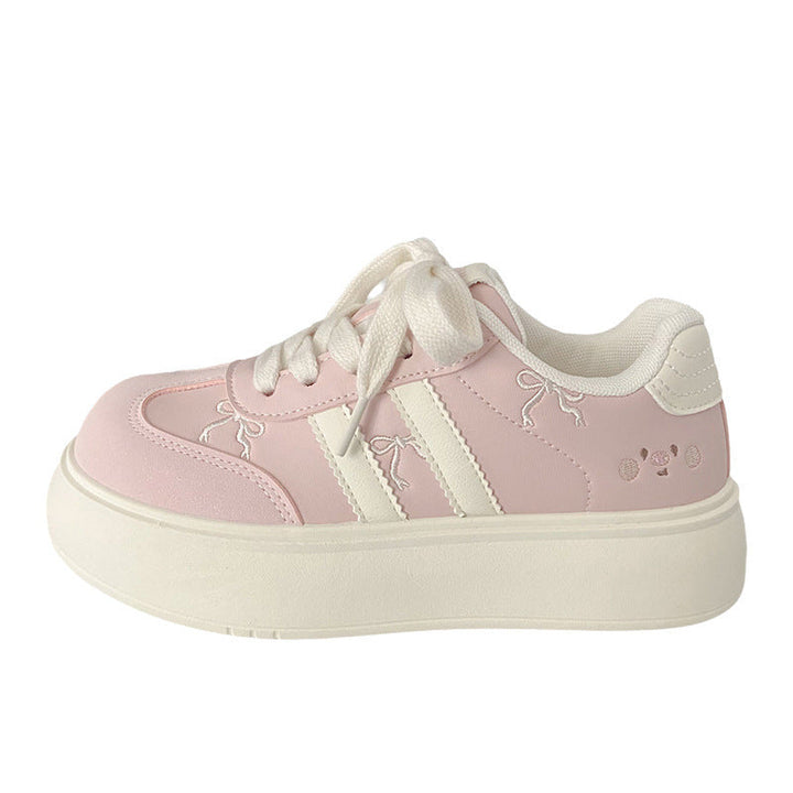 Women's platform sneakers with playful design details and comfortable cushioning Mune Fashion