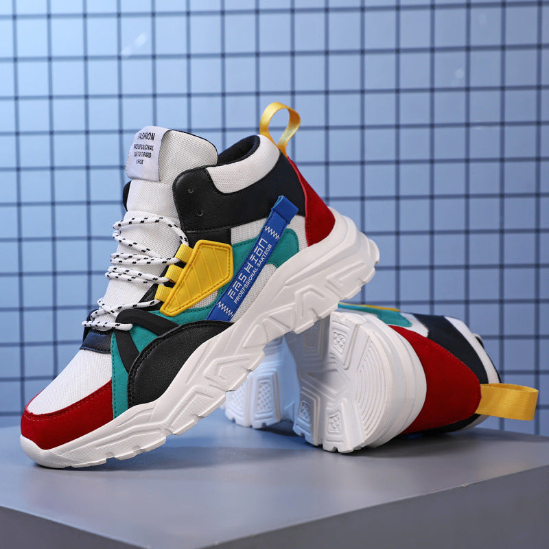 Unisex Ankle-High Platform Sneakers with Technical Multi-Layer Sole Mune Fashion