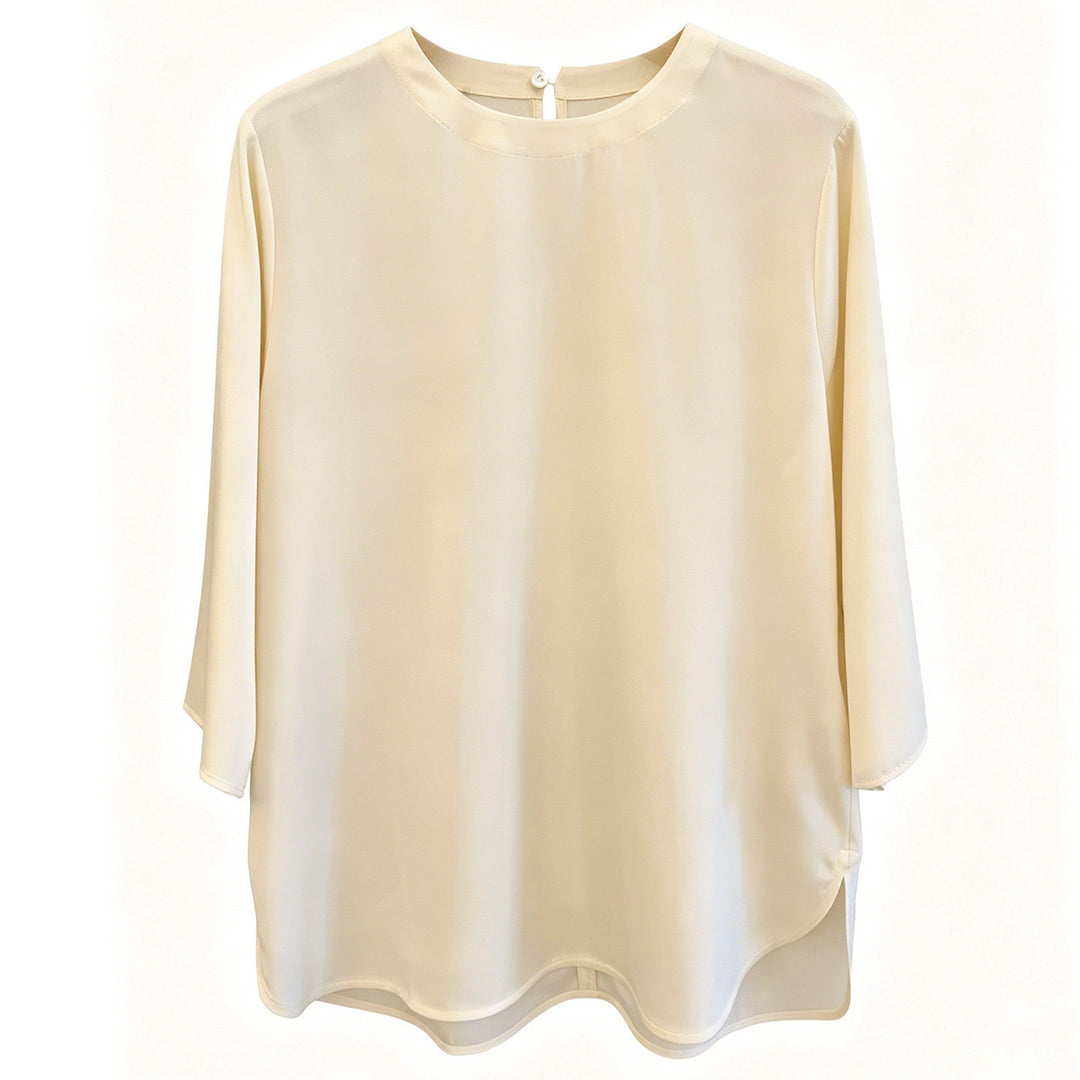 Women's elegant and airy blouse with three-quarter sleeves Drune
