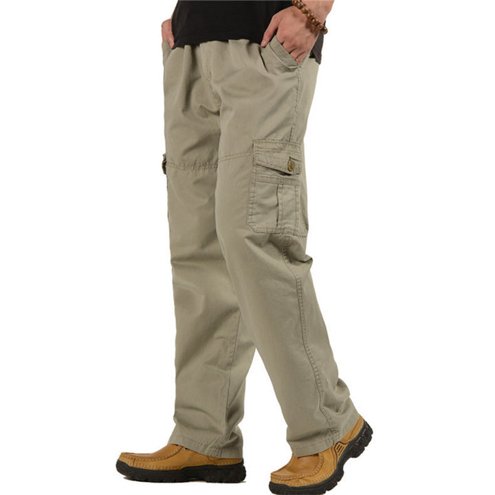 Men's wide cargo pants with multiple pockets & relaxed baggy cut Mune Fashion