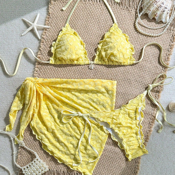 Women's Bikini Set with Ruffles Mune Fashion