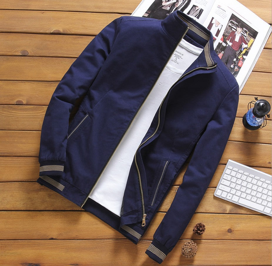Men's padded winter blouson jacket with soft teddy lining, windproof outer shell and concealed two-way zipper Mune Fashion