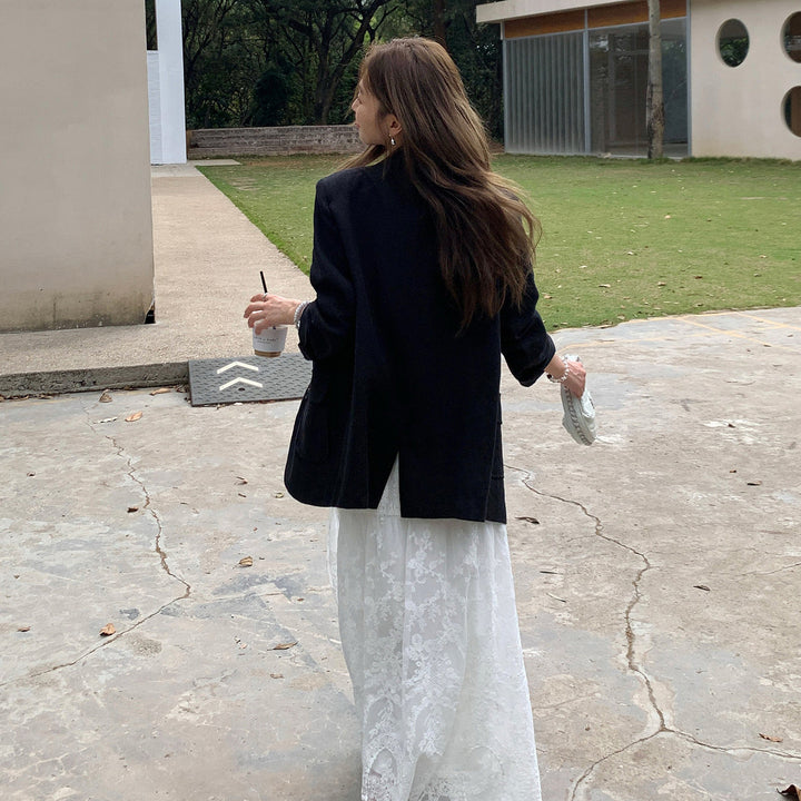 Ladies Elegant Blazer with Textured Design Mune Fashion