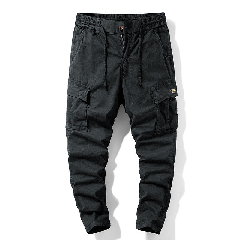 Men's Urban Ripstop Cargo Jogger with Elastic Comfort Waistband and Multiple Flap Pockets Mune Fashion
