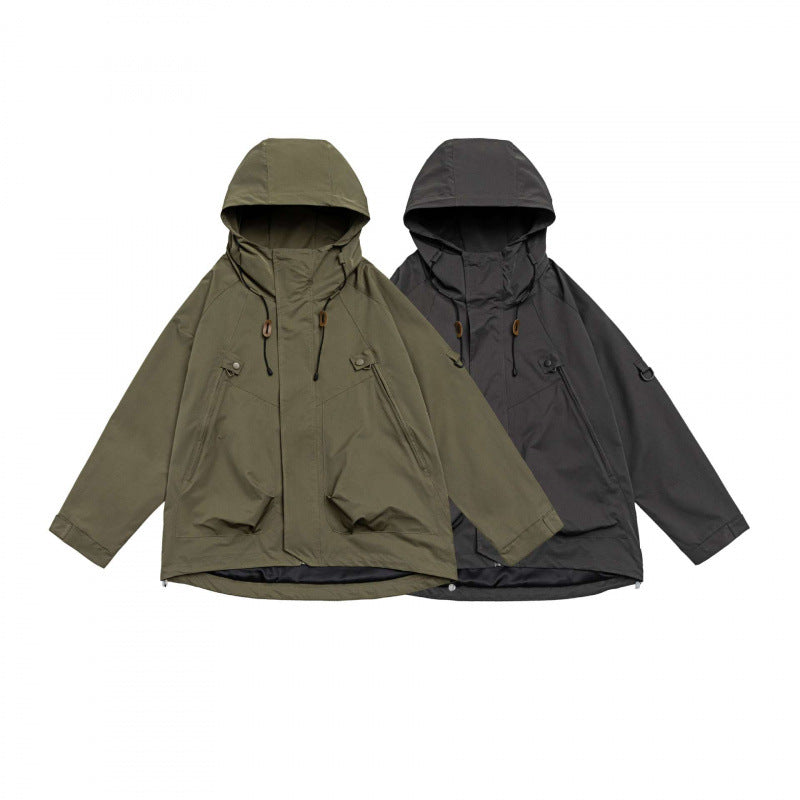 Unisex Oversized Utility Parka with hood, concealed front placket and multifunctional pockets Mune Fashion