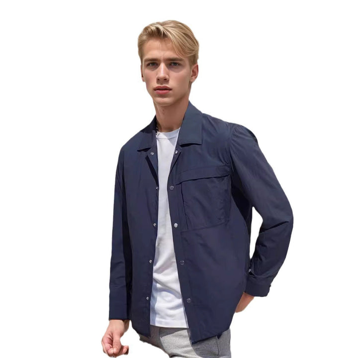 Men's multifunctional overshirt made of technical microfiber Mune Fashion
