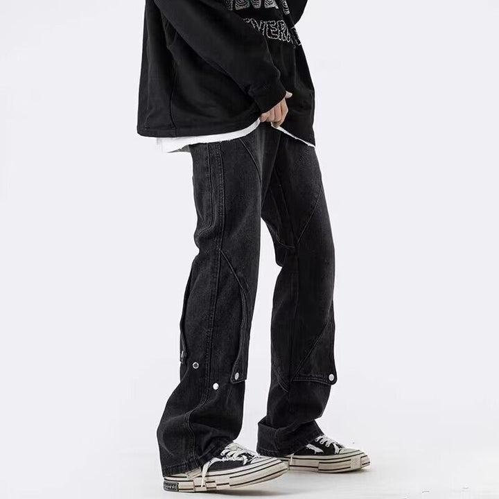 Men's Casual Denim Cargo Pants Mune Fashion