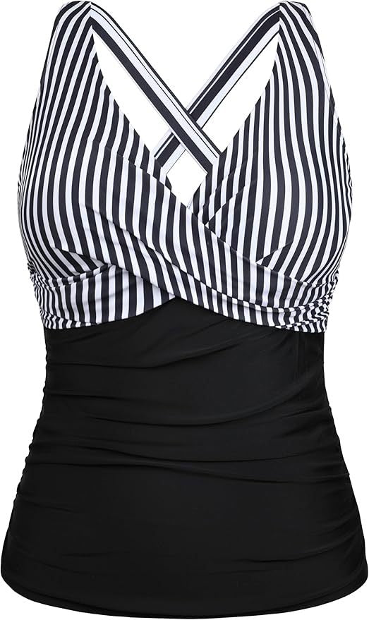 Women's swimsuit with wrap cut and figure-flattering design Mune Fashion