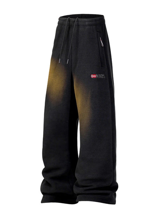 Women's fleece pants with elastic waistband, zip pockets, and thermo inner lining Mune Fashion