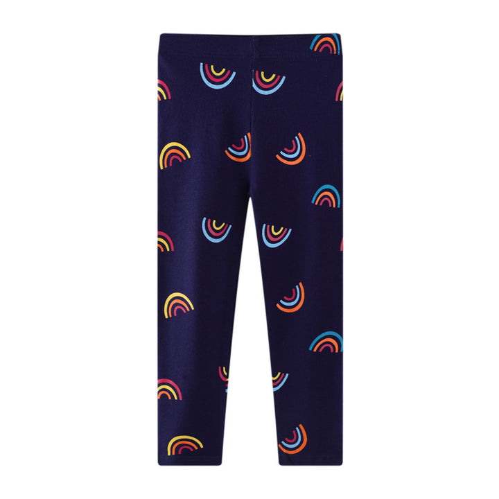 Girls leggings with colorful rainbow motif Mune Fashion