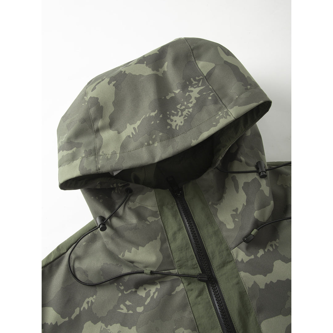 Men's functional transition jacket in camouflage design Mune Fashion