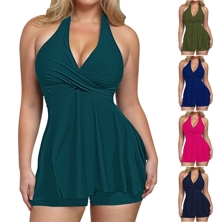 Women's Elegant Swimsuit with Wrap Design Mune Fashion