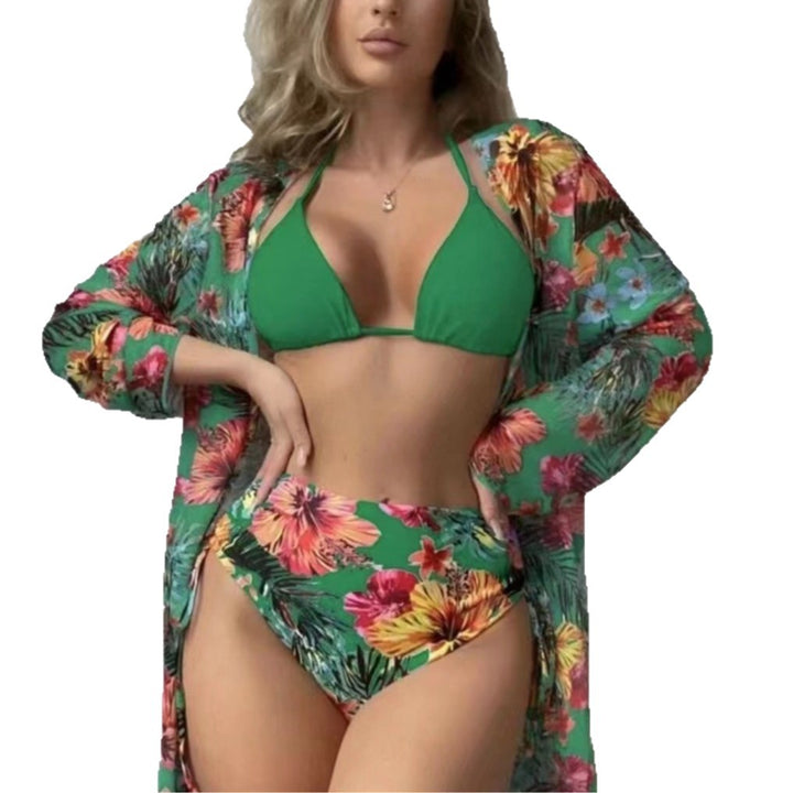 Ladies fashionable swimsuit set with stylish kimono Mune Fashion