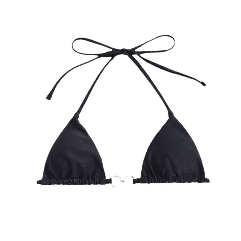 Women's triangle bikini with high-quality ring accent Mune Fashion