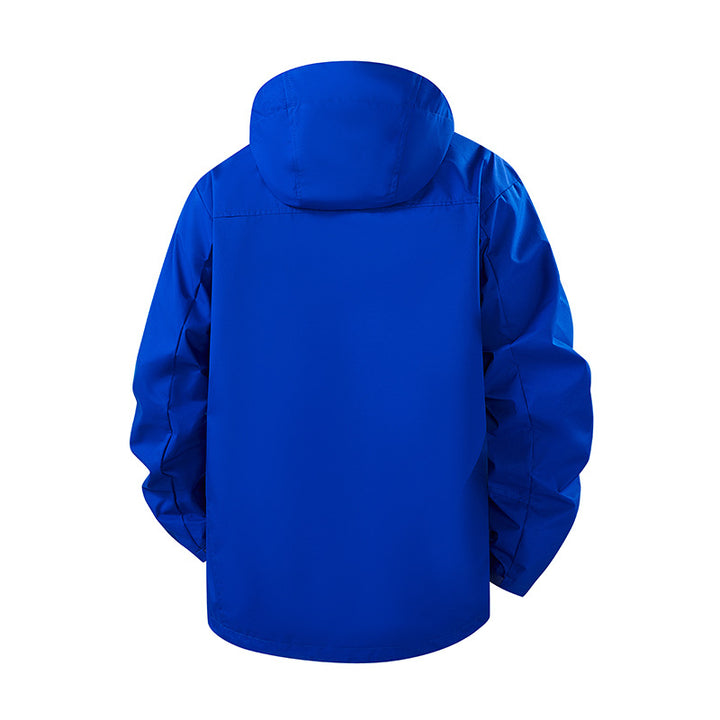 Men Lightweight Waterproof Hooded Softshell Jacket with Breathable Membrane Mune Fashion