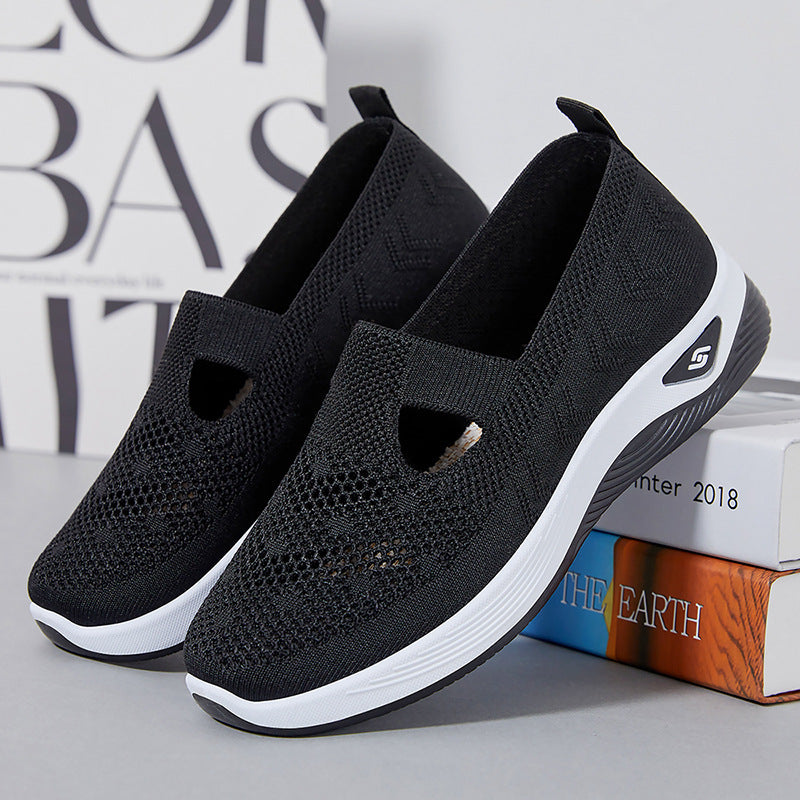 Ladies lightweight knitted slippers with orthopedic comfort sole Mune Fashion