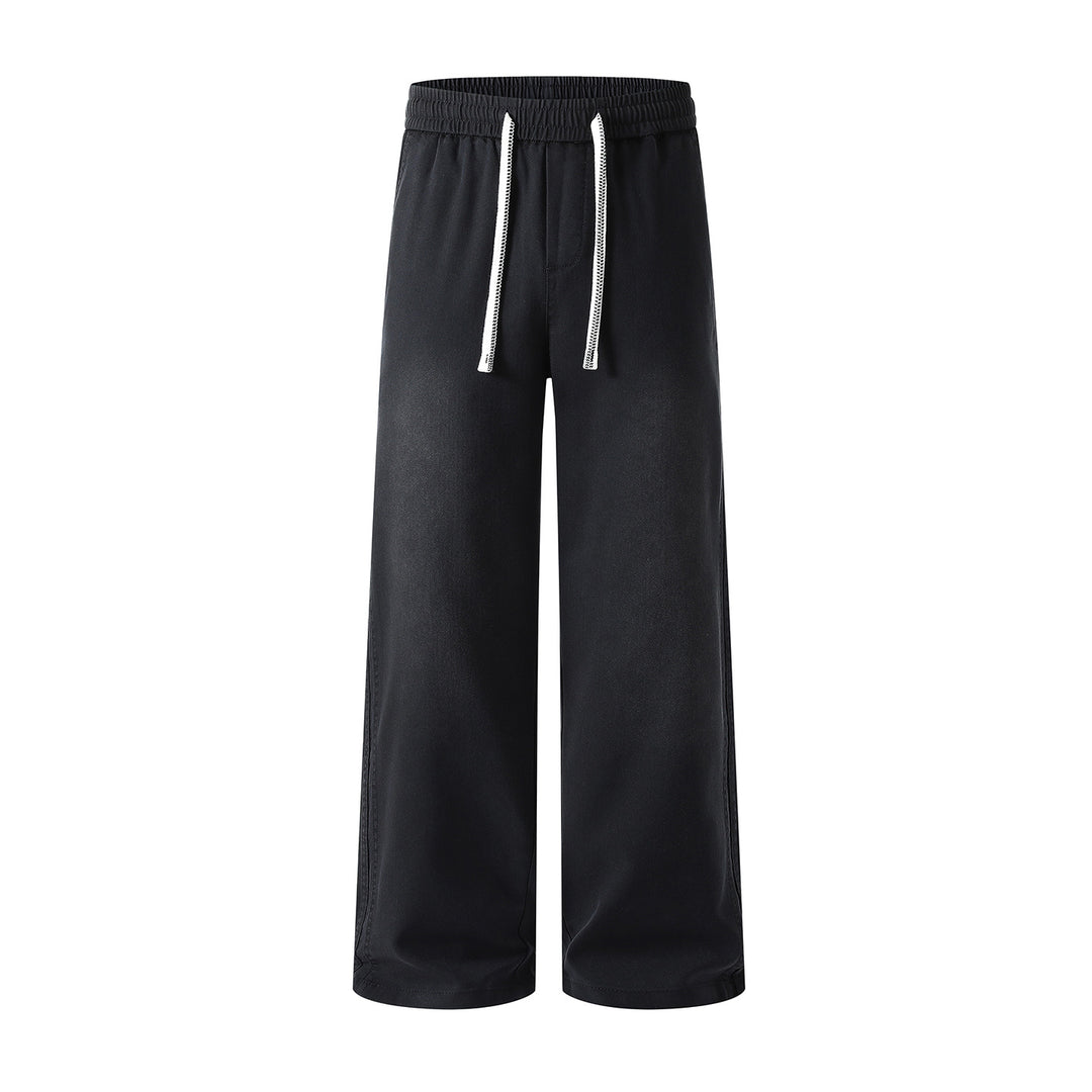 Women's loose leisure pants with elastic waist and drawstring Mune Fashion