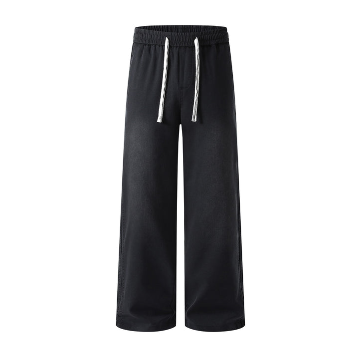 Women's loose leisure pants with elastic waist and drawstring Mune Fashion
