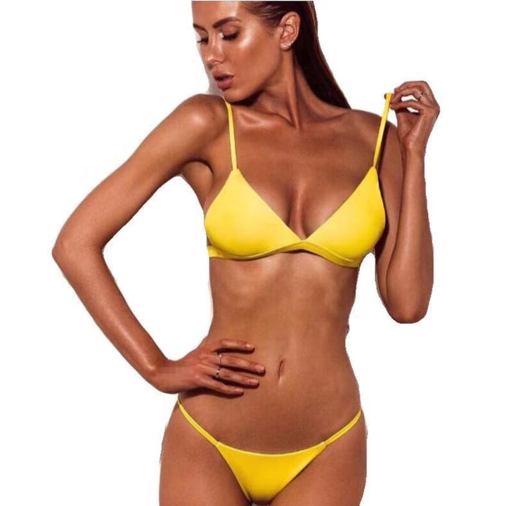 Women Minimalist Triangle Bikini Mune Fashion