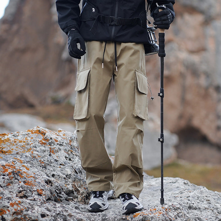Men's Technical Outdoor Cargo Pants with Multi-Functional Pockets and Stretch Inserts Mune Fashion
