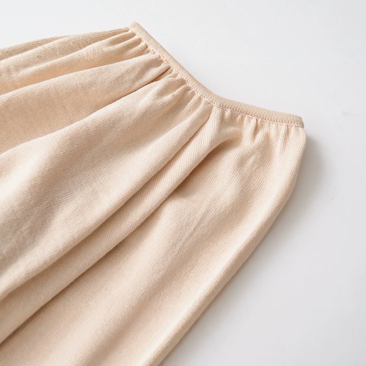 Women Off-Shoulder Knit Sweater with Balloon Sleeves and Wide Ribbed Hem Mune Fashion