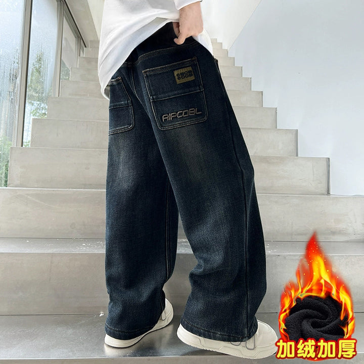 Men's wide Jeans pants Mune Fashion