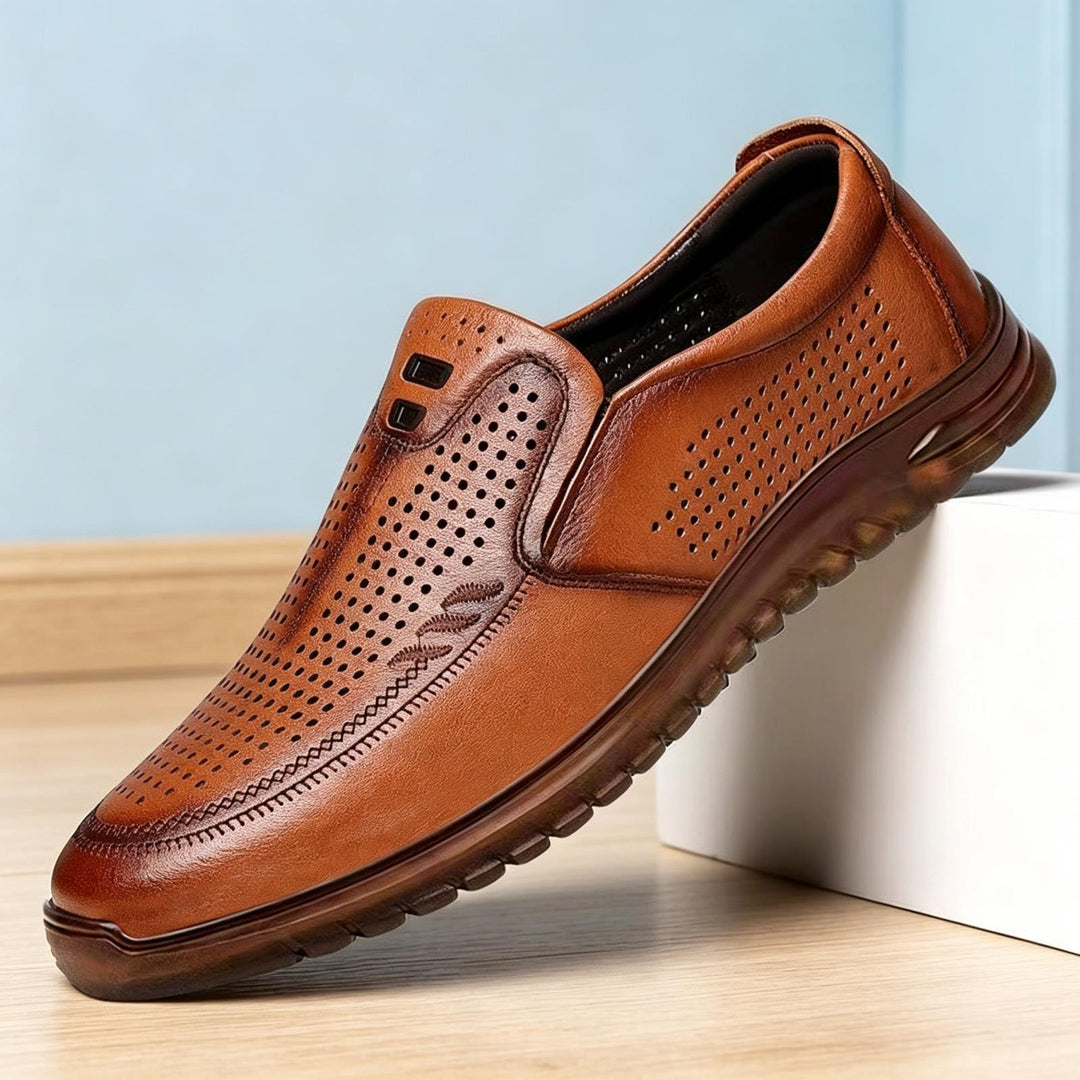 Men's Comfortable Leather Sneakers Mune Fashion
