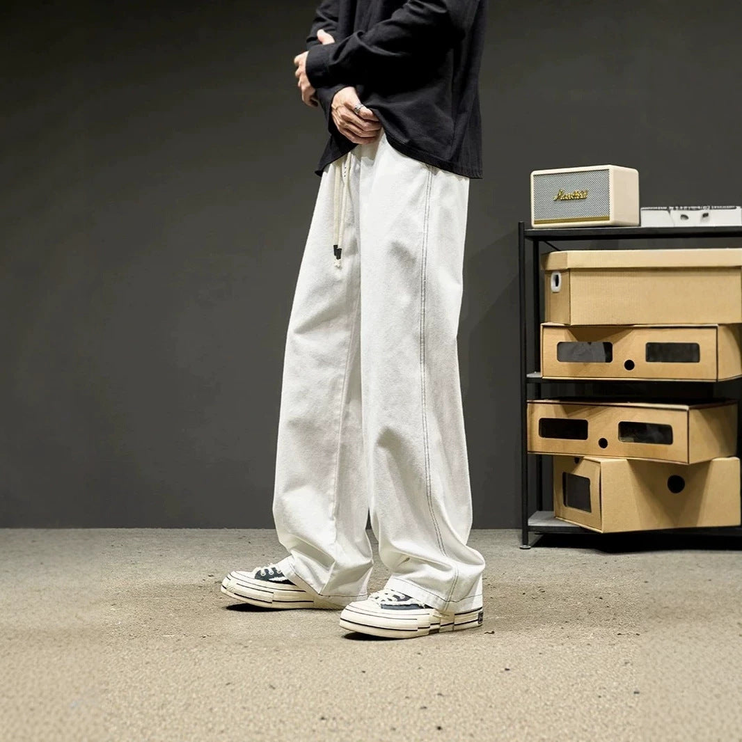 Men's Fashion Cargo Pants with Wide Legs Mune Fashion