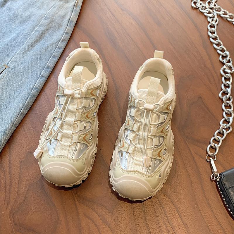Women's Sporty Sneakers with Non-Slip Sole and Breathable Upper Material Mune Fashion