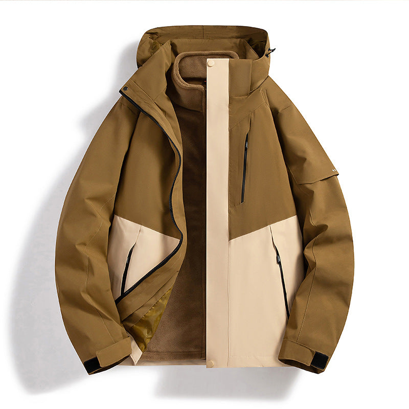 Women's Waterproof Outdoor Jacket with Adjustable Hood Mune Fashion