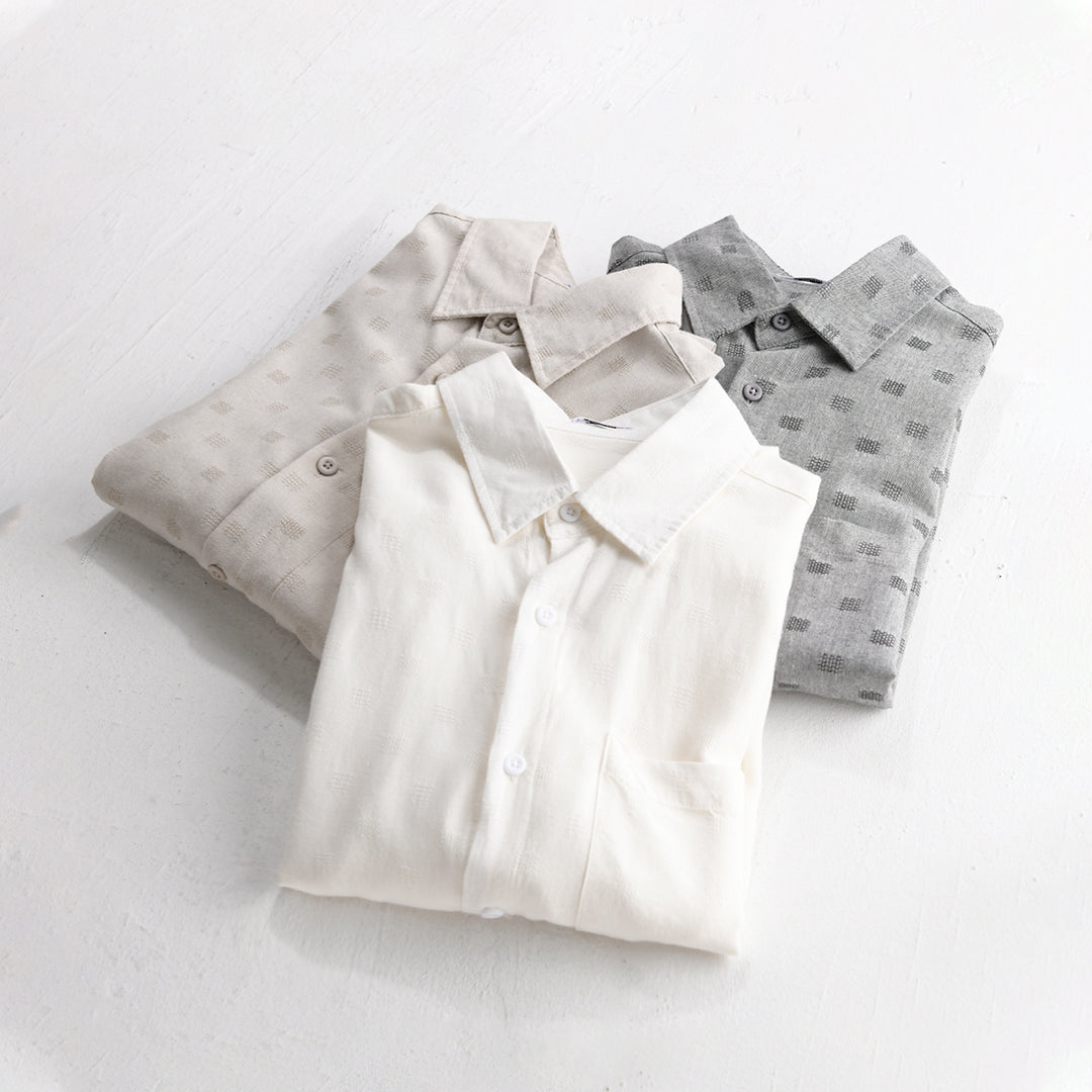 Men's Lightweight Structured Shirt with Chest Pocket and Relaxed Fit Mune Fashion
