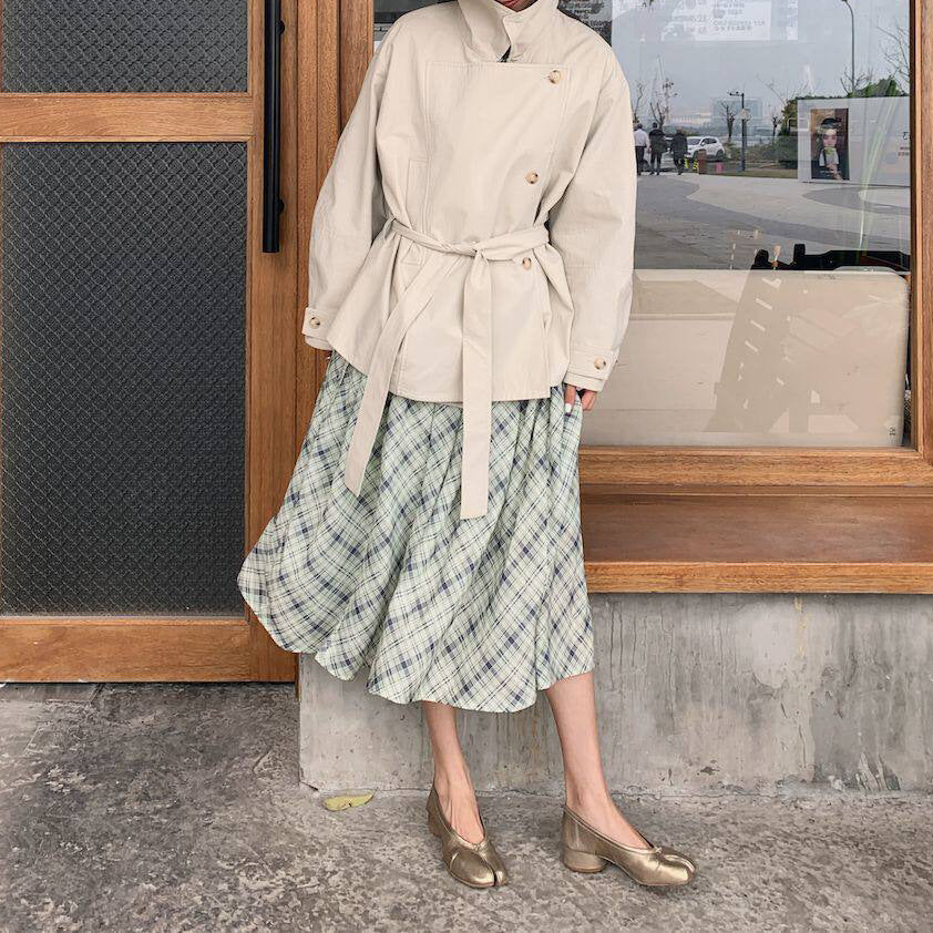 Women's fashionable and casual jacket with high collar Mune Fashion