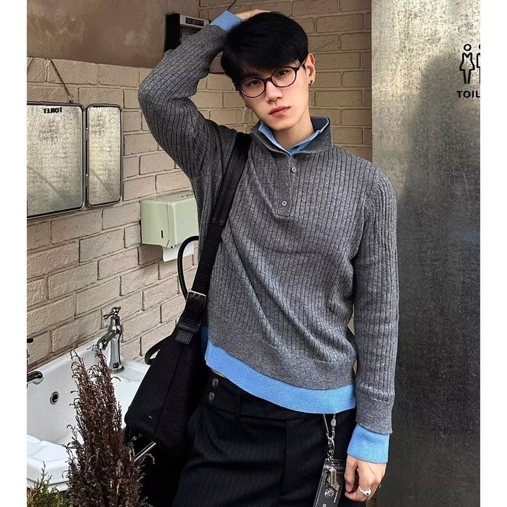Men's Vest with Textured Design Mune Fashion