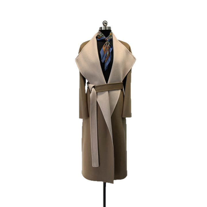 Women's Chic Wool Blend Coat Drune