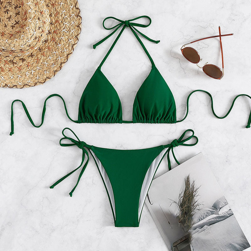 Women's triangle bikini with adjustable straps and sophisticated cut Mune Fashion