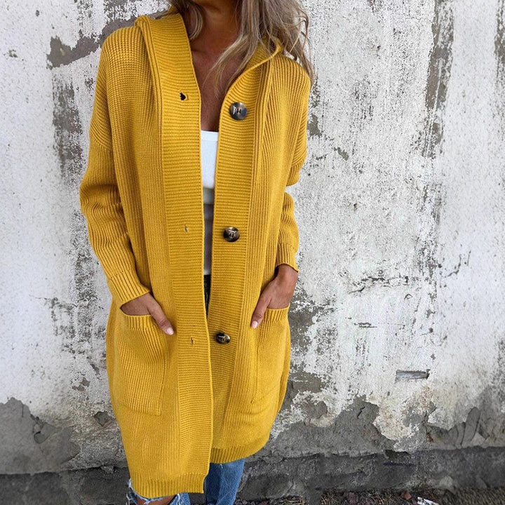 Women Elegant Knit Coat Mune Fashion