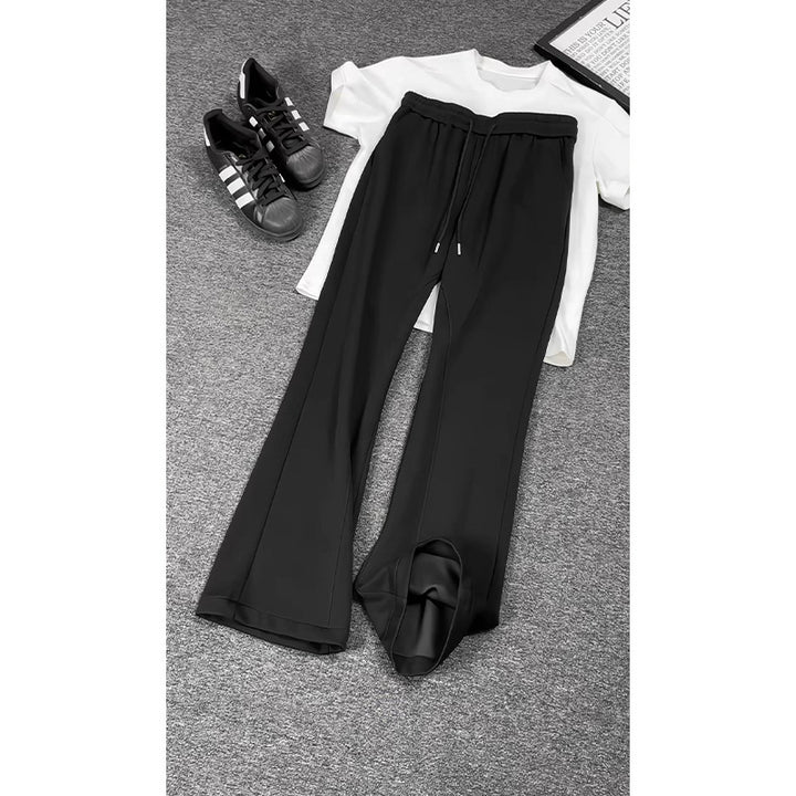 Women Comfortable and Elegant Flared Lounge Pants Mune Fashion